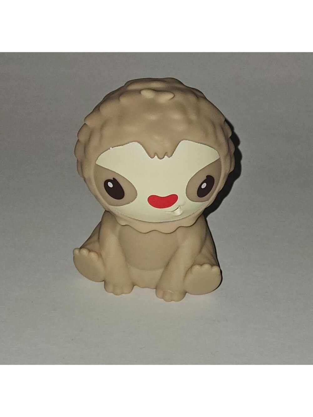 Infantino Tan Sloth Plastic Animal 3" Bath Squirter Toy Wee Wild Ones